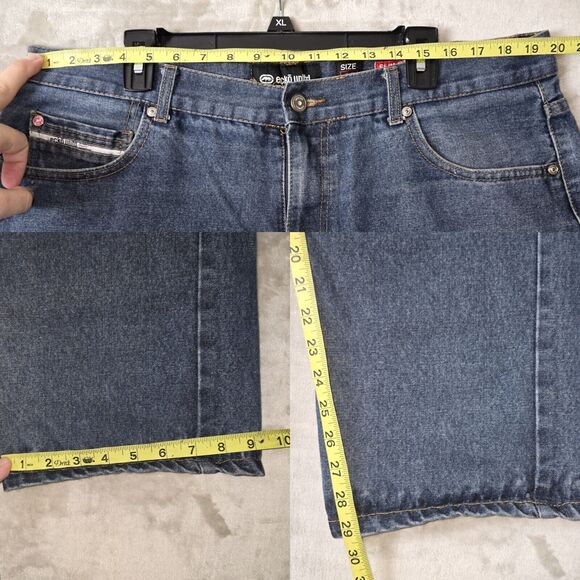 Vintage Ecko Unltd Men’s Slim Straight Fit Jeans Pants 40x29 Hip Hop Skater Y2K - Picture 10 of 10